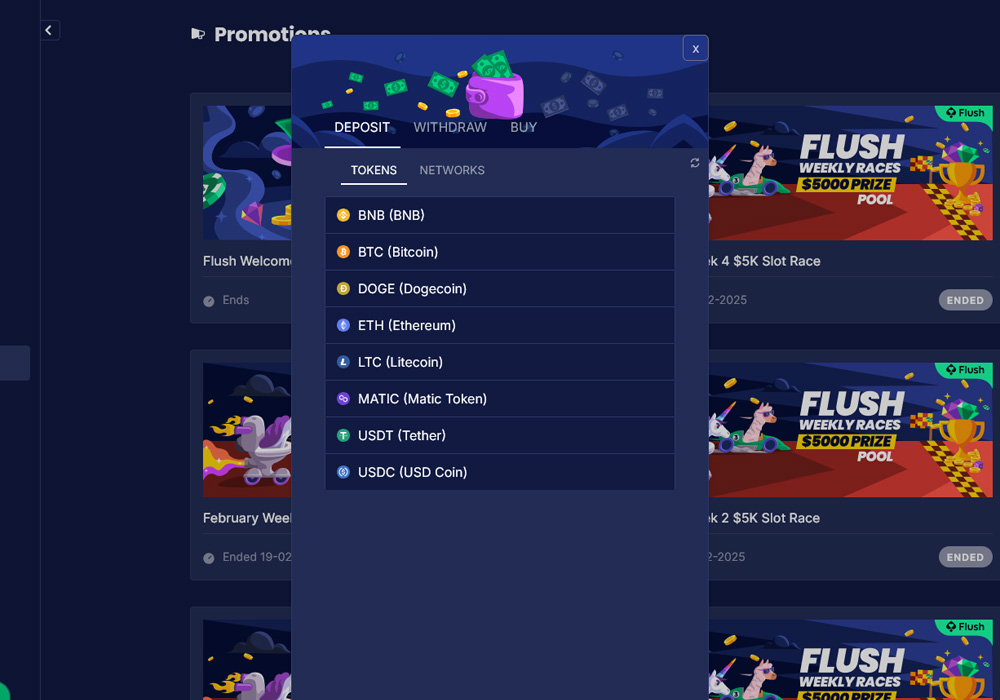 Deposit Options