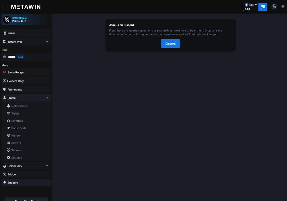 Discord Support
