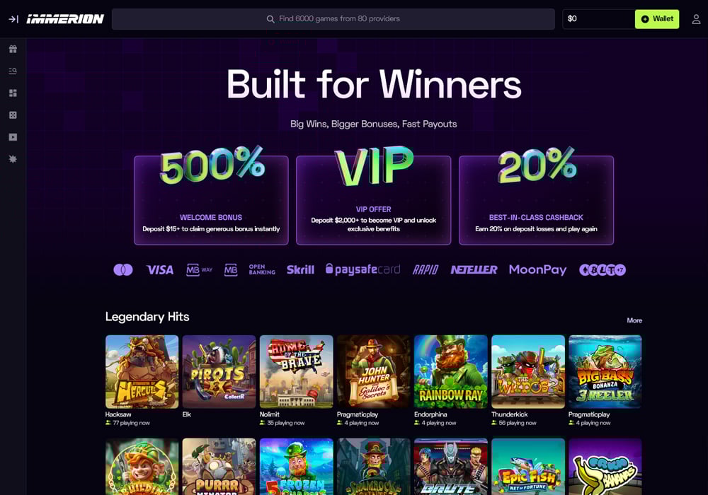 Immerion Homepage