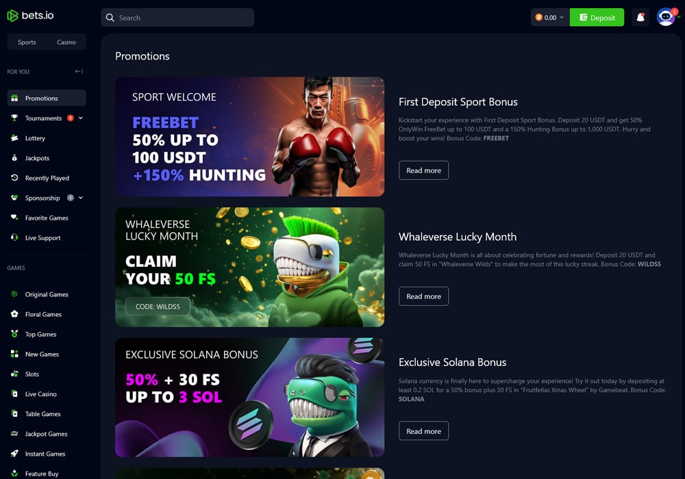 Regular Promotions