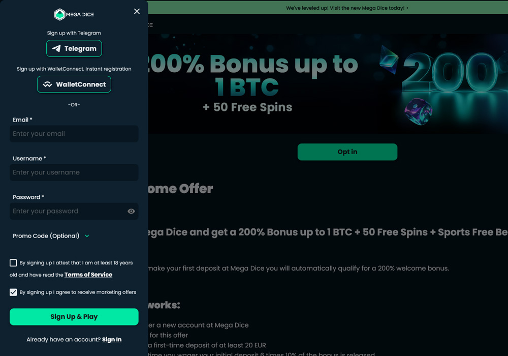 How To Sign Up
