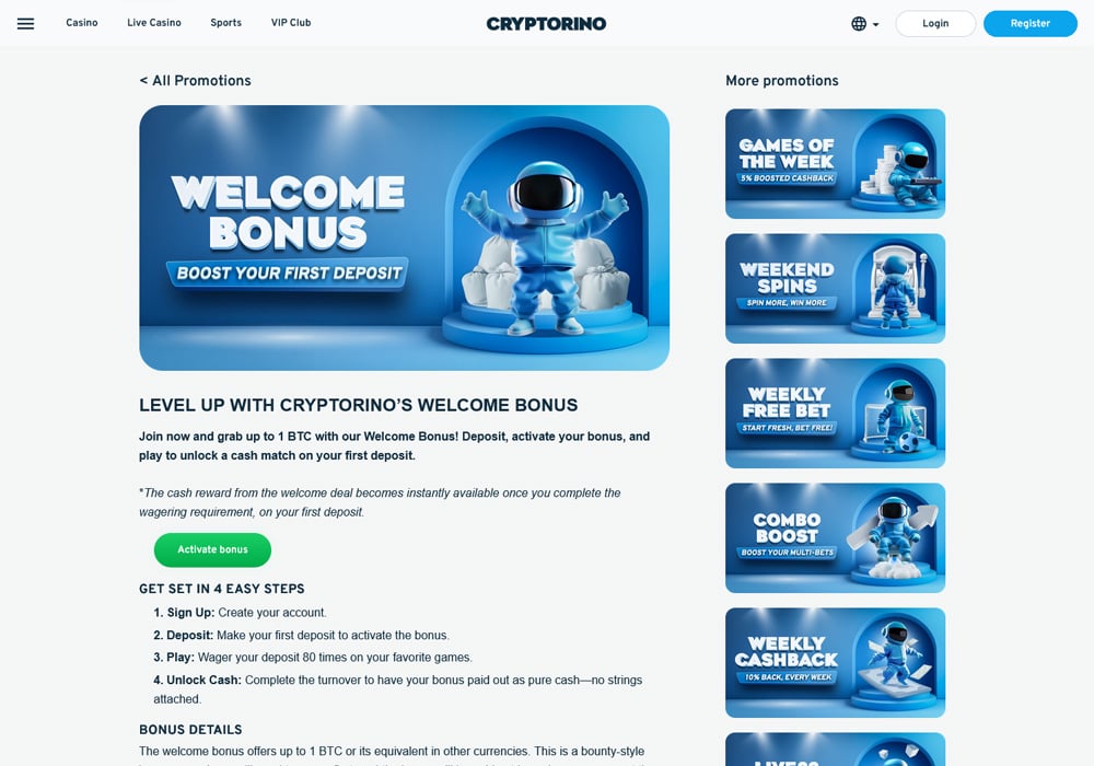 Welcome Bonus