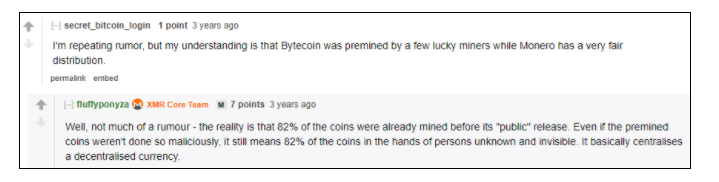 Monero subreddit