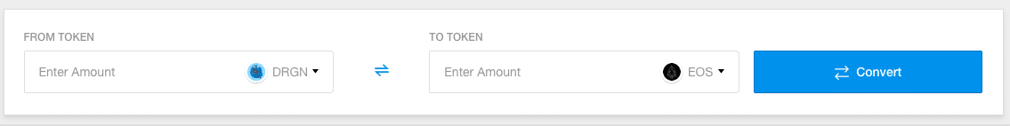token conversion