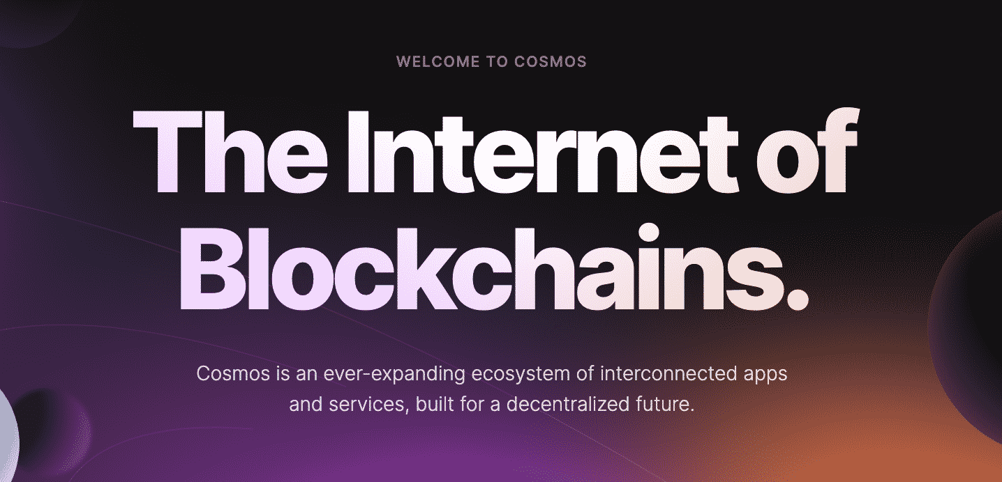The Cosmos home page