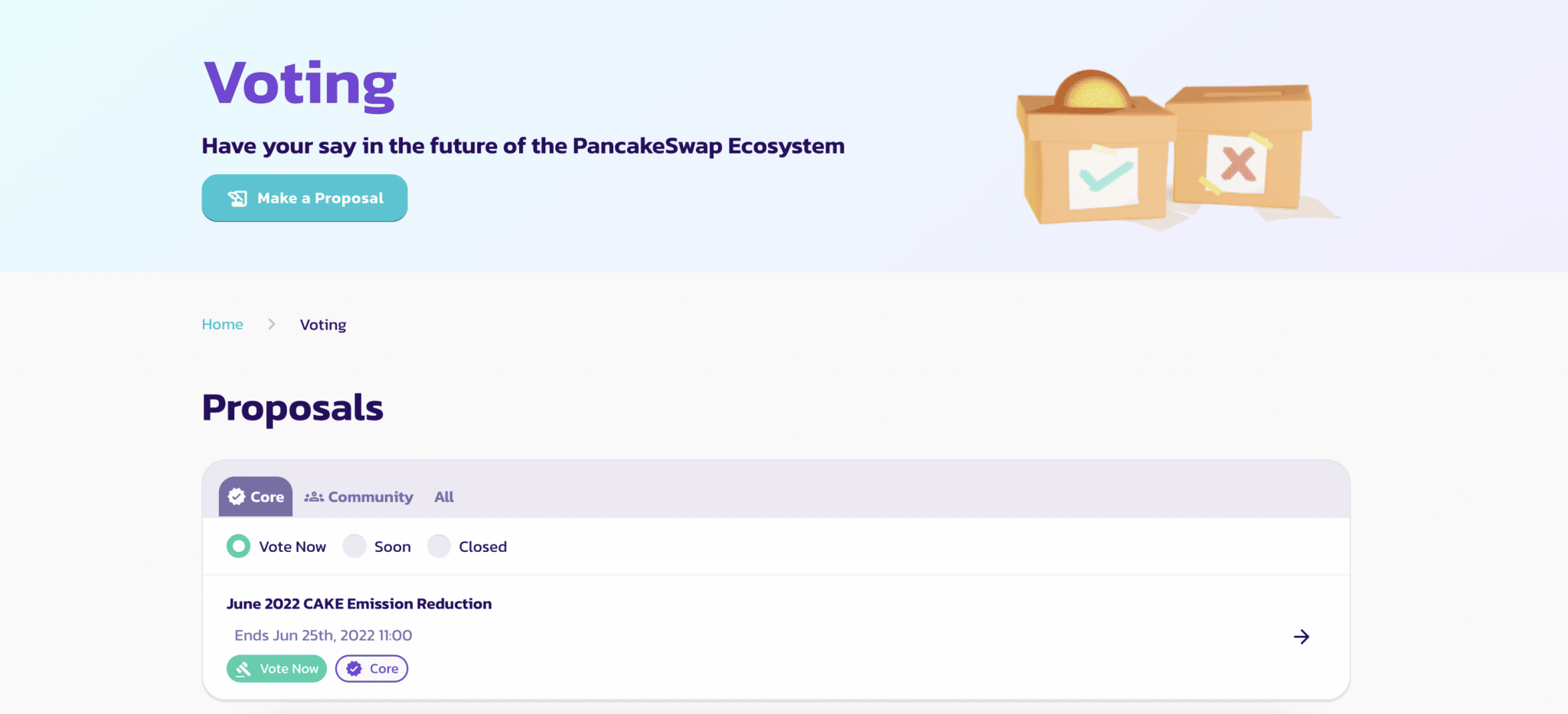 PancakeSwap Voting