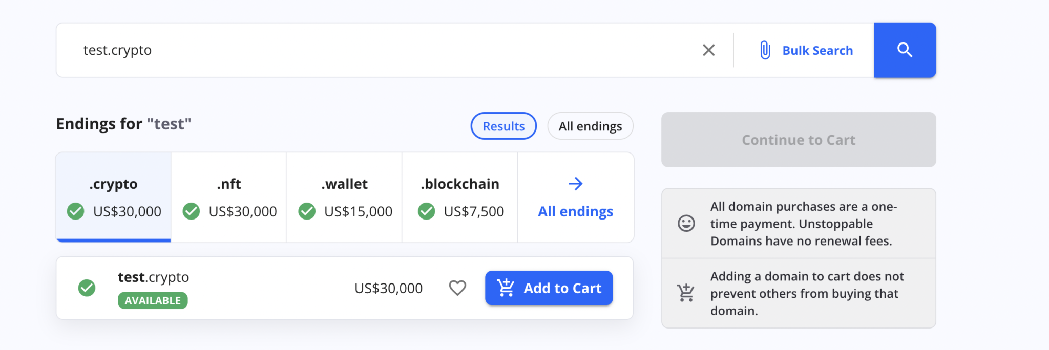 Domain Purchase